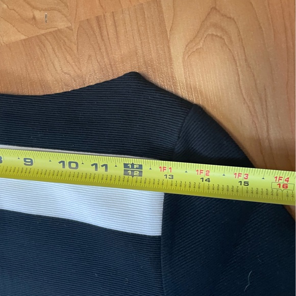 Ralph Lauren Black and White Striped Short Sleeve Top - Small - Picture 5 of 9